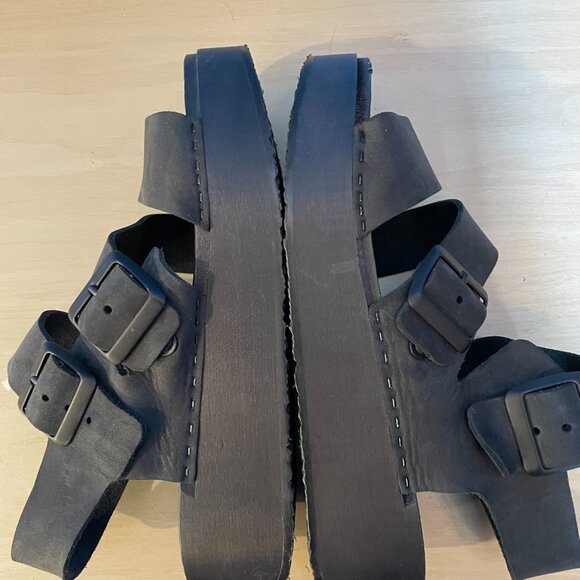 BRYR Mono Black Jesse Clog Sandal Size 7 - Picture 9 of 10